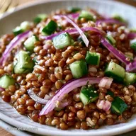 Ensalada de Lentejas Fr&iacute;a para 4 Personas