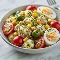 Ensalada de Patata y At&uacute;n Cremosa