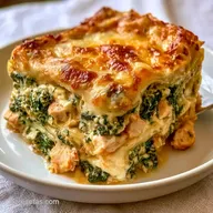 Lasaña Pollo Espinacas para 8 Personas
