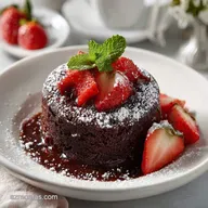 Pastel de Chocolate Fresa H&uacute;medo y Aterciopelado