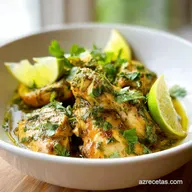 Pollo al Cilantro con Lim&oacute;n para 4 Porciones