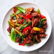 Receta F&aacute;cil y R&aacute;pida de Pollo con Verduras en 20 Minutos