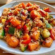 Quinoa Con Verduras Asadas en 40 Minutos