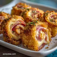 Receta de Rollitos de Jam&oacute;n al Horno: Crispy Baked