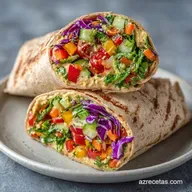 Wrap de Hummus en 15 Minutos