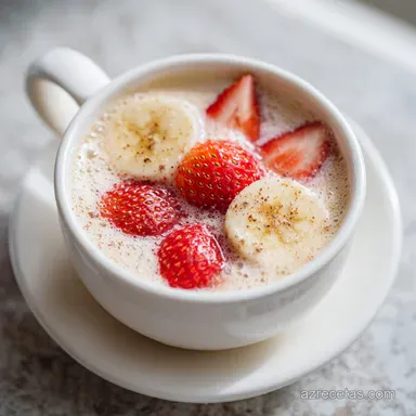 Agua Pl&aacute;tano Fresa en 15 Minutos