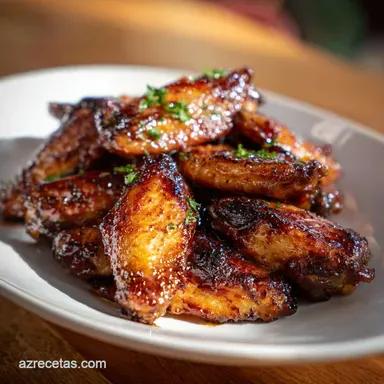 Alitas de Pollo Coca-Cola para 4 Porciones Tarjeta de receta