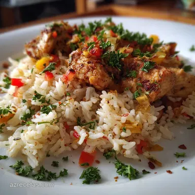 Arroz con Pollo Tradicional Receta - Cocina Casera Tarjeta de receta