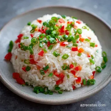 Arroz Con Verduras Para 4 Personas Tarjeta de receta
