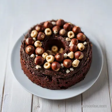 Postre de Pascua: Bizcocho de Chocolate H&uacute;medo en 50 Minutos Tarjeta de receta