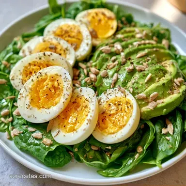 Bowl De Huevo Duro en 20 Minutos Tarjeta de receta