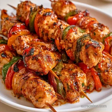 Brochetas De Pollo En 25 Minutos
