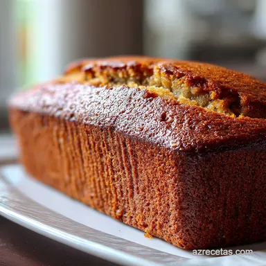 Bud&iacute;n de Banana H&uacute;medo y Esponjoso por 1h 15min Tarjeta de receta