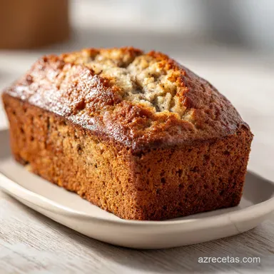 Bud&iacute;n de Banana H&uacute;medo y Esponjoso por 1h 15min