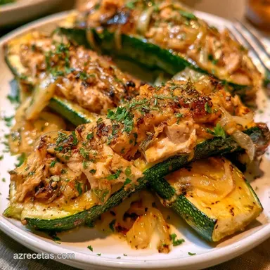 Calabacines Rellenos Atún en 35 Minutos