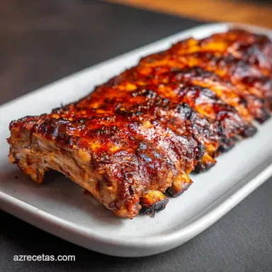 Costillas a la BBQ al Horno para 4 Porciones