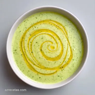 Crema de Calabac&iacute;n con Patata Tarjeta de receta