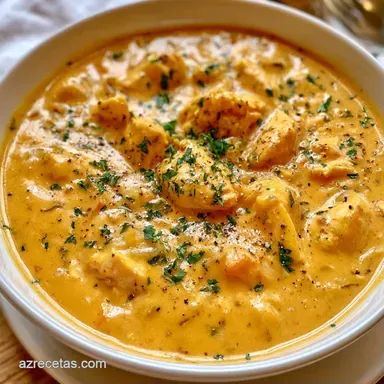 Crema Verduras con Pollo para 4 Personas Tarjeta de receta