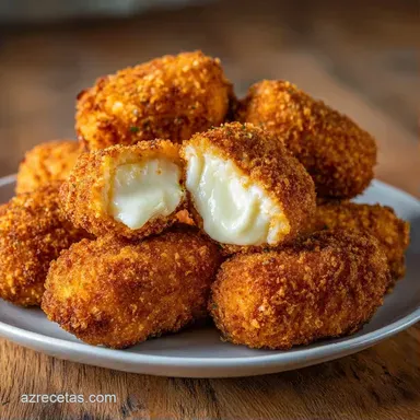 Croquetas Caseras para Grupos Crujientes Tarjeta de receta