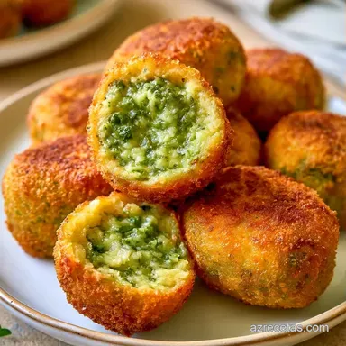 Croquetas De Espinacas Para 4 Personas Tarjeta de receta