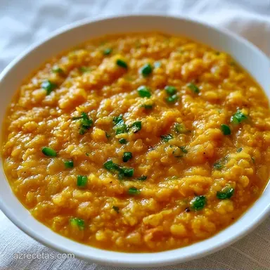 Dhal de Lentejas Rojas en 40 Minutos Tarjeta de receta