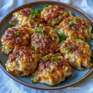 Dumplings de Ternera: Base Crocante Tarjeta de receta