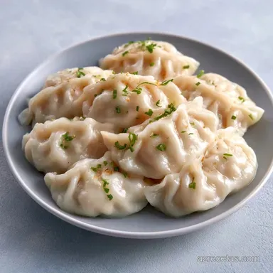 Receta Dumplings Suaves Caseros: Dorados Tarjeta de receta
