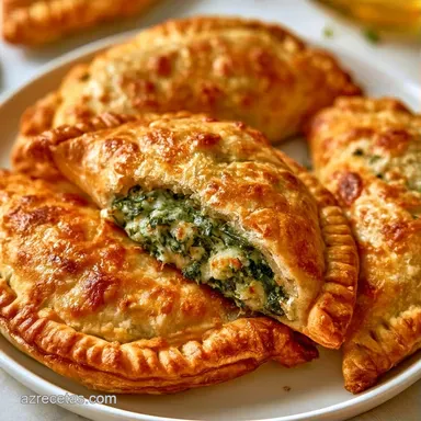 Empanadas Espinaca Queso con Ricotta Tarjeta de receta