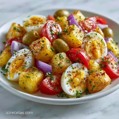 Ensalada Campera de Verano para 4 Tarjeta de receta