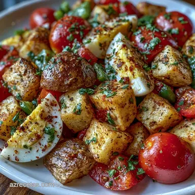 Ensalada Campera Tradicional para 4 Tarjeta de receta