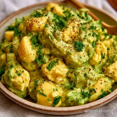 Ensalada De Aguacate Y Huevo En 25 Min