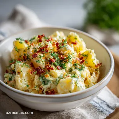 Ensalada de Papas Cremosa: Receta Lista en 40 Minutos Tarjeta de receta