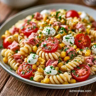 Ensalada de Pasta Fría en 25 Minutos