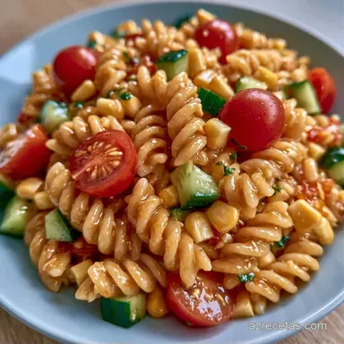 Ensalada de Pasta Playa en 25 Minutos Tarjeta de receta