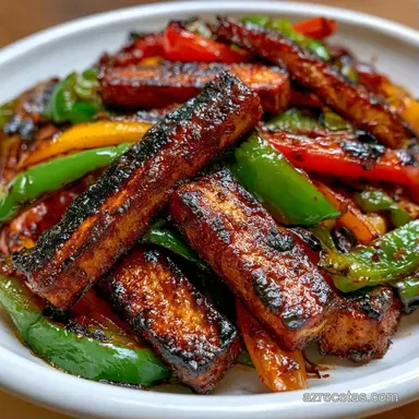 Fajitas de Tofu para 4 Personas Tarjeta de receta