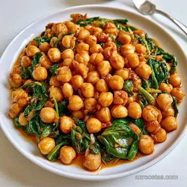 Recetas Garbanzos Con Espinacas para 4