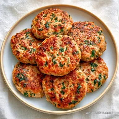 Hamburguesa de Atún para 4 Personas Tarjeta de receta