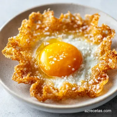 Huevo Frito en 5 Minutos Tarjeta de receta