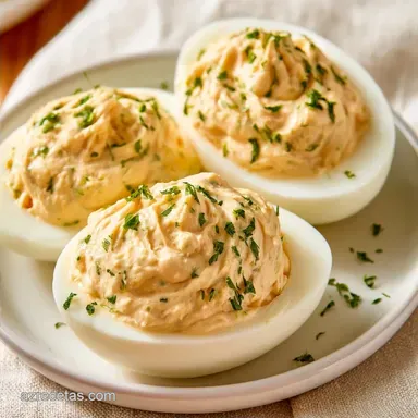 Huevos Rellenos con Yogur Griego