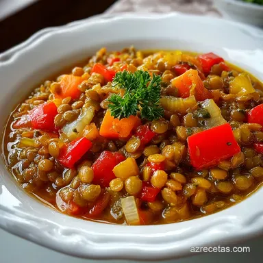 Lentejas Estofadas Caseras con Verduras: Tiempo Total 50 Minutos