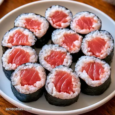 Maki de Atún para 4 Personas Tarjeta de receta