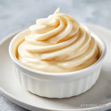 Mayonesa Casera en 5 Minutos Tarjeta de receta
