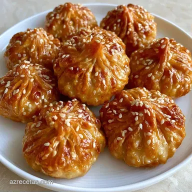 Mini Dumplings Fritos Crujientes Tarjeta de receta