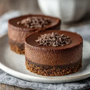 Mini Postre De Chocolate: Aterciopelado