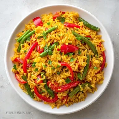Paella Mixta Gigante Casera para 11 Tarjeta de receta