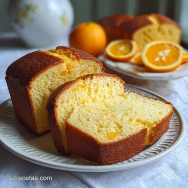 Pan de Naranja Esponjoso para 12 Porciones