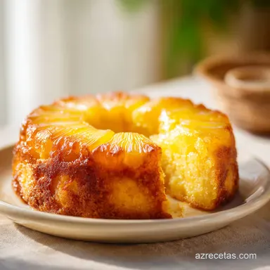 Pan de Pi&ntilde;a F&aacute;cil y R&aacute;pido para 12 Porciones Tarjeta de receta