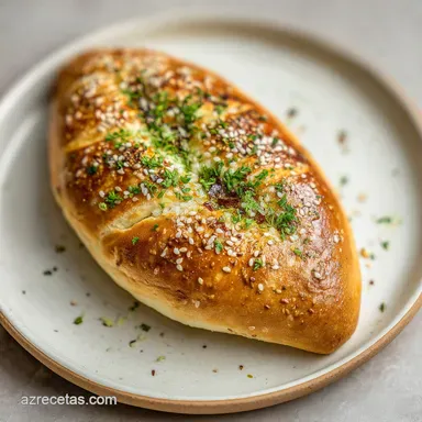 Pan Relleno Casero: Suave y Dorado Tarjeta de receta