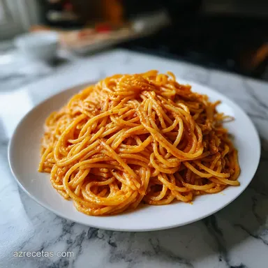 Pasta con Carne Molida para 4 Personas