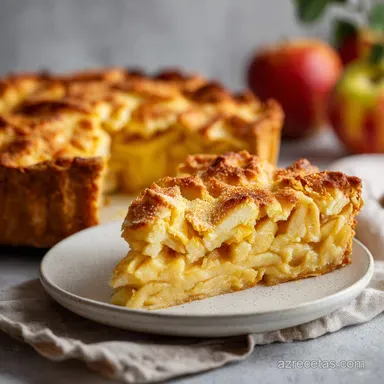 Pastel de Manzana Casero: Receta con Masa Crujiente en 80 Minutos Tarjeta de receta